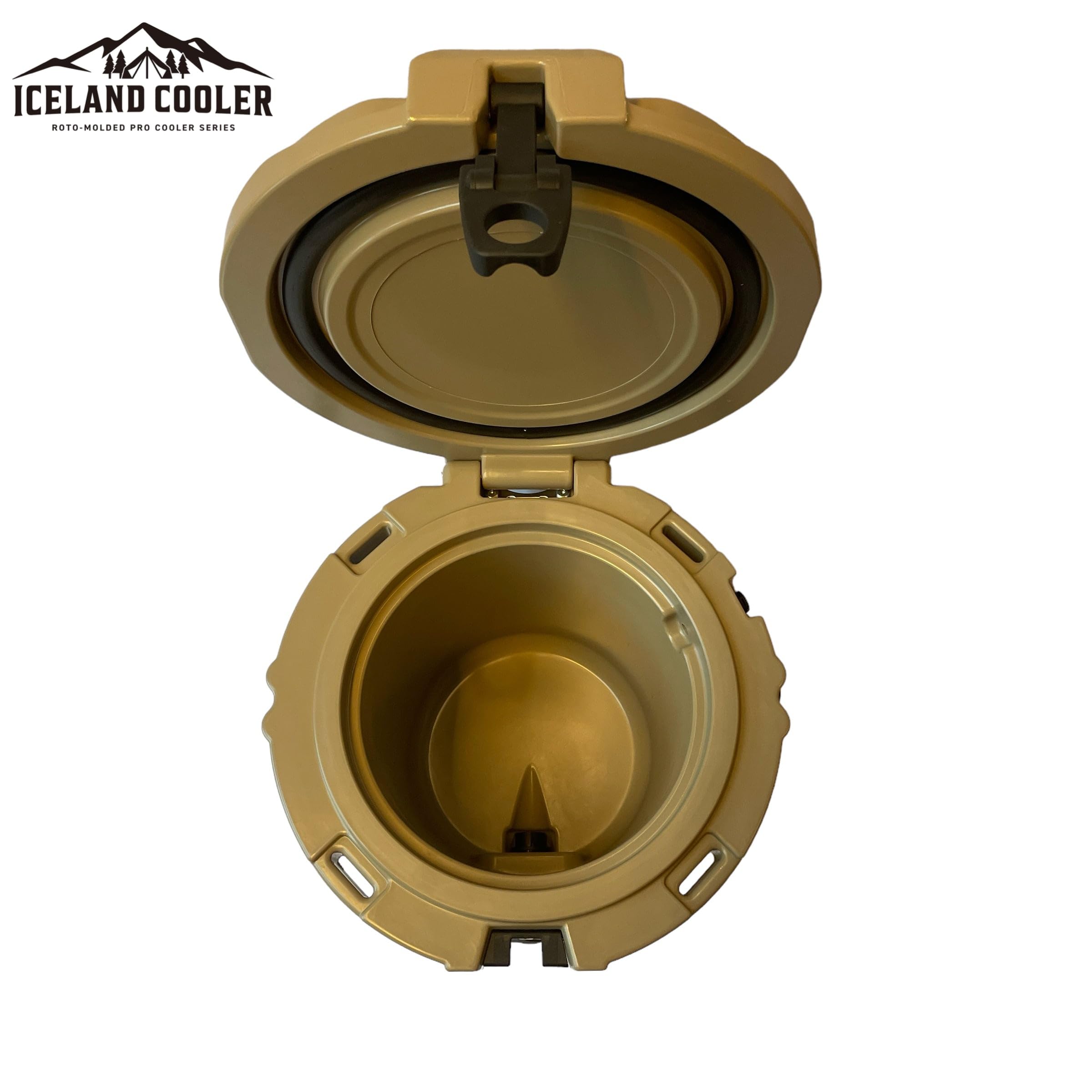 Snow Peak - アイスランドクーラー  アイスバケット 2.5ガロン　/ サンドカラー Deelight Ice Bucket 2.5gallon/ ディーライト アイスバケット